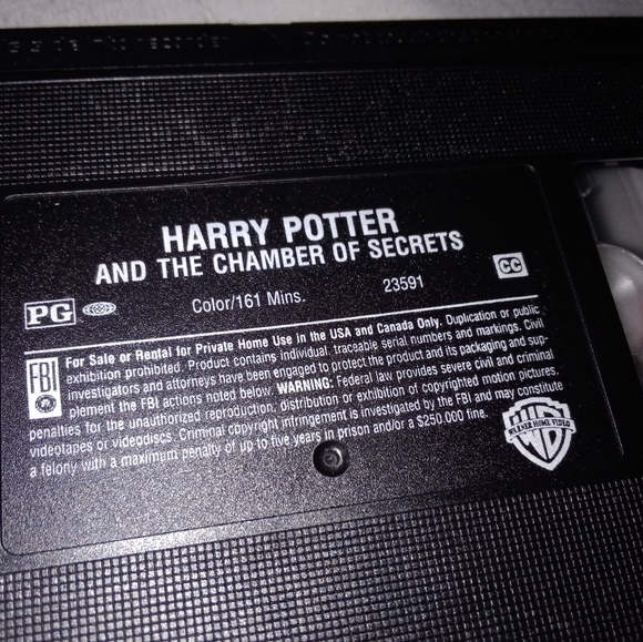 Harry Potter And The Chamber Of Secrets VHS Movie Cassette Tape 2003 - Picture 6 of 11
